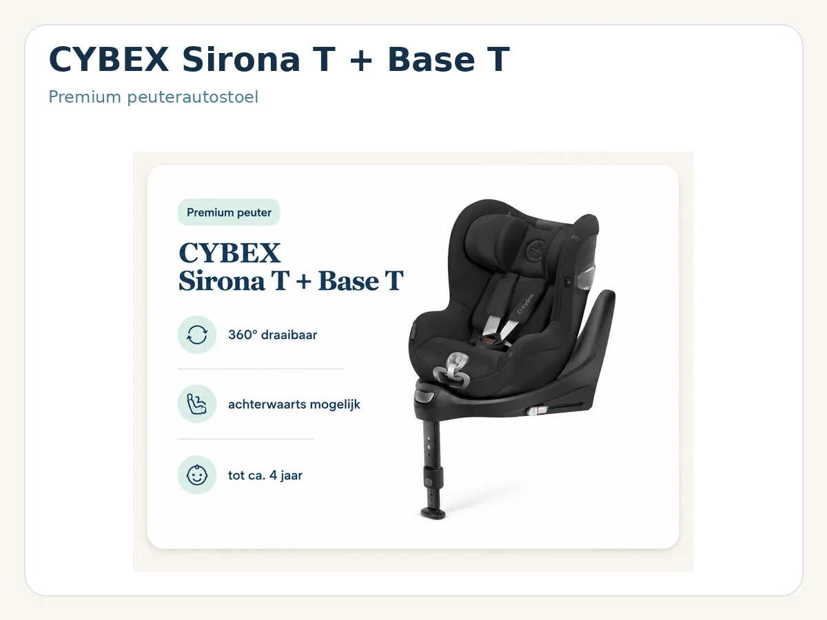 CYBEX Sirona T + Base T overzicht