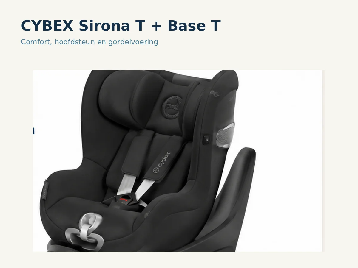 CYBEX Sirona T + Base T comfort en hoofdsteun detail thumbnail
