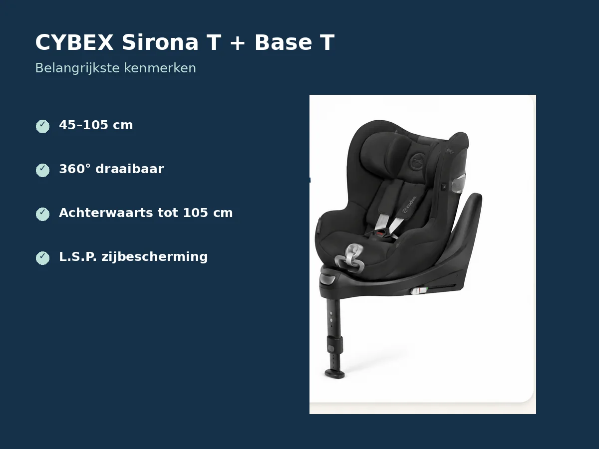 CYBEX Sirona T + Base T belangrijkste kenmerken thumbnail