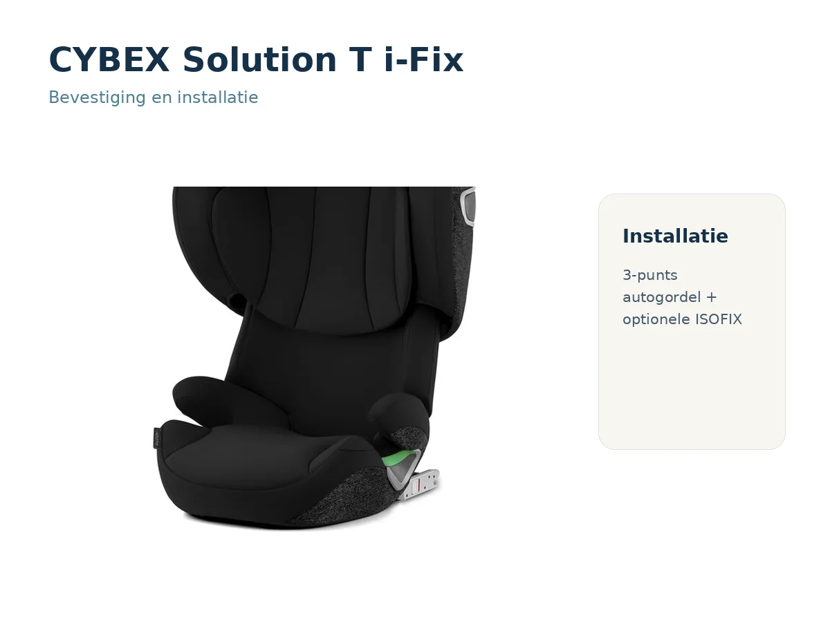 CYBEX Solution T i-Fix bevestiging en installatie thumbnail