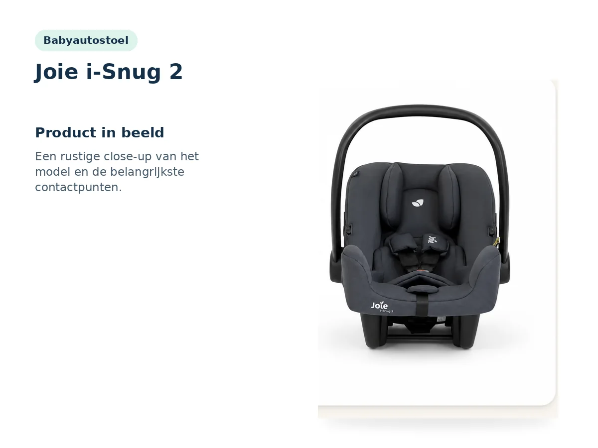 Joie i-Snug 2 productfoto thumbnail