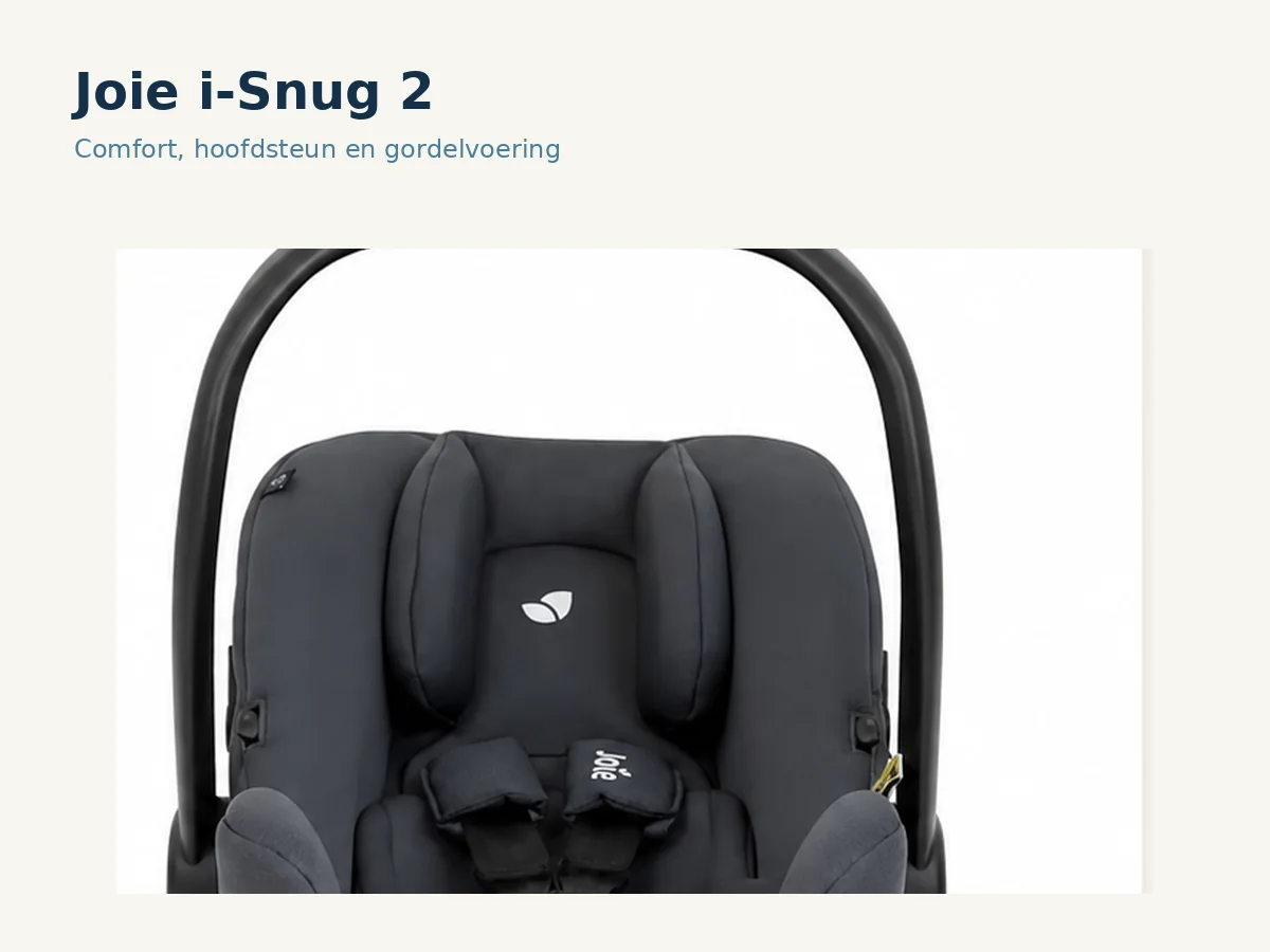 Joie i-Snug 2 comfort en hoofdsteun detail thumbnail