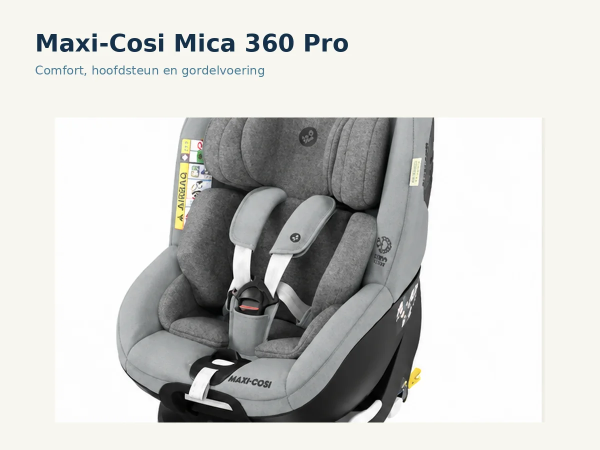 Maxi-Cosi Mica 360 Pro comfort en hoofdsteun detail thumbnail